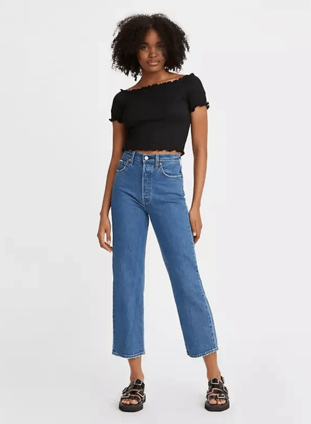 Levi's RIBCAGE STRAIGHT ANKLE WOMEN'S JEANS - 726930117