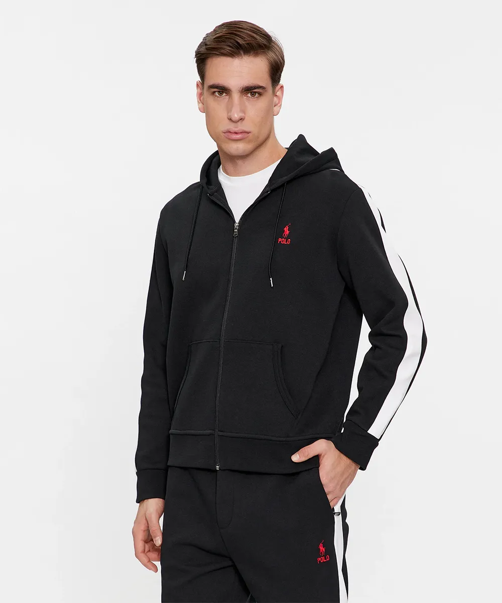 Long Sleeve Double-Knit Mesh Hoodie