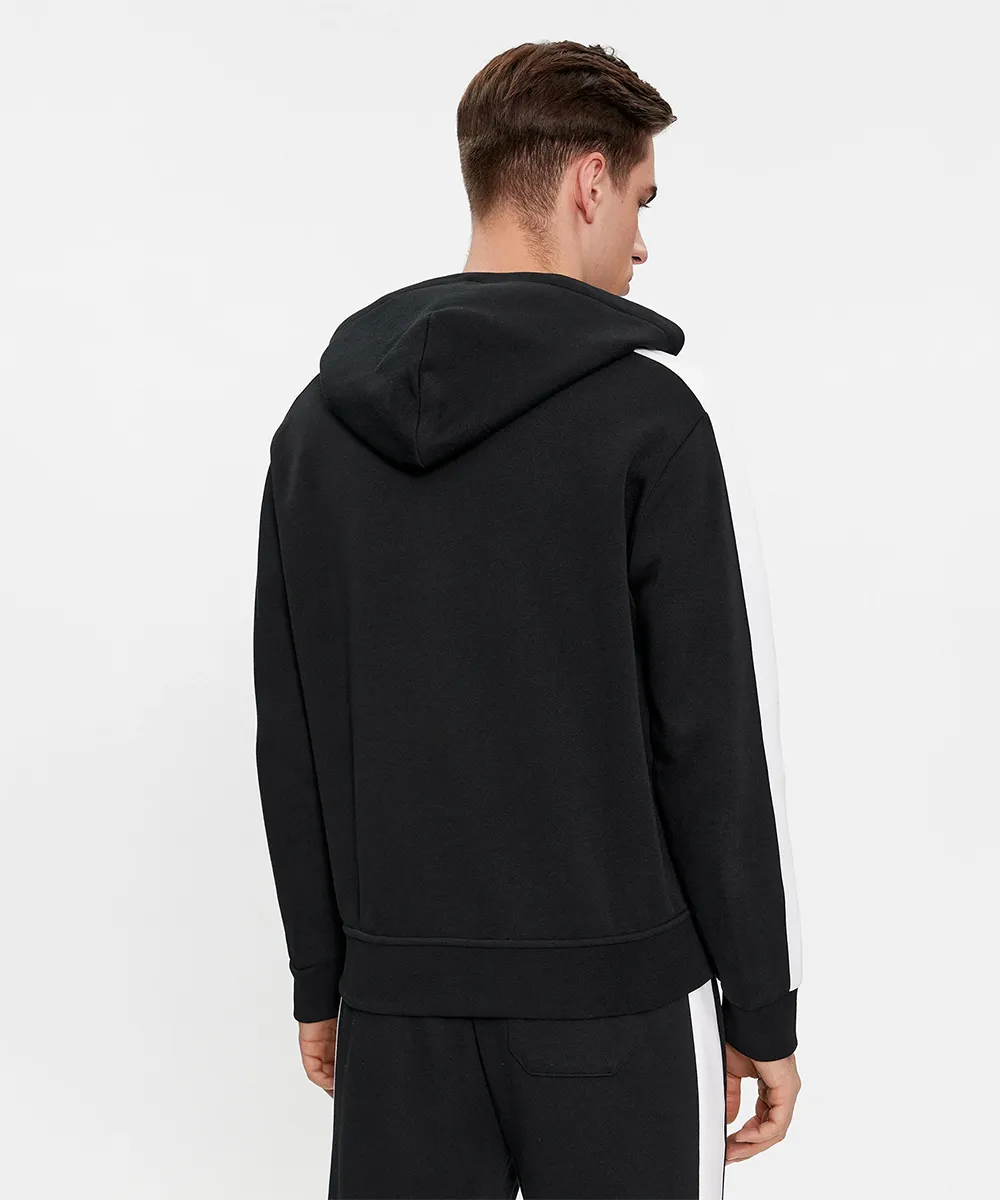 Long Sleeve Double-Knit Mesh Hoodie