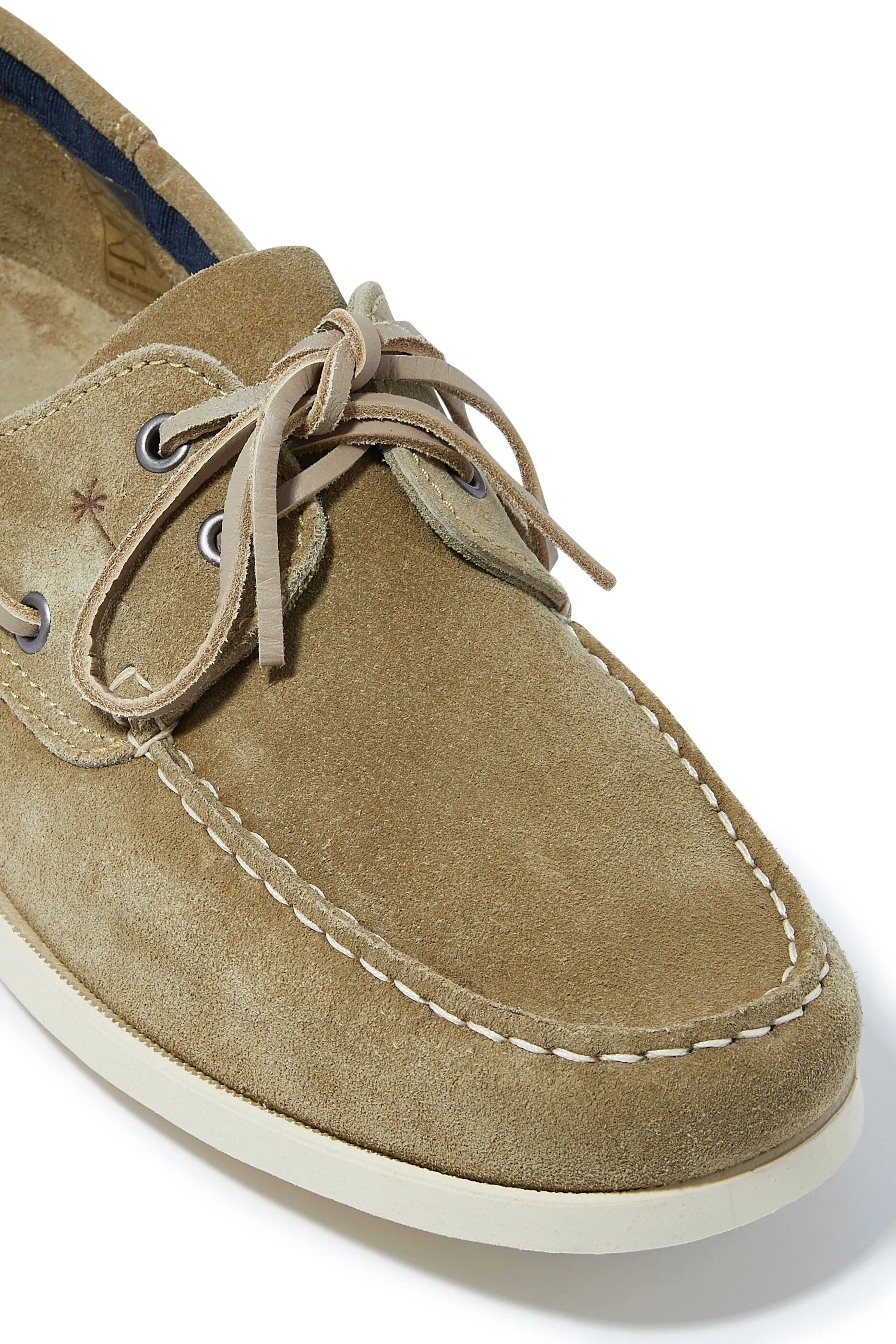 Manebi Suede Boat Shoes