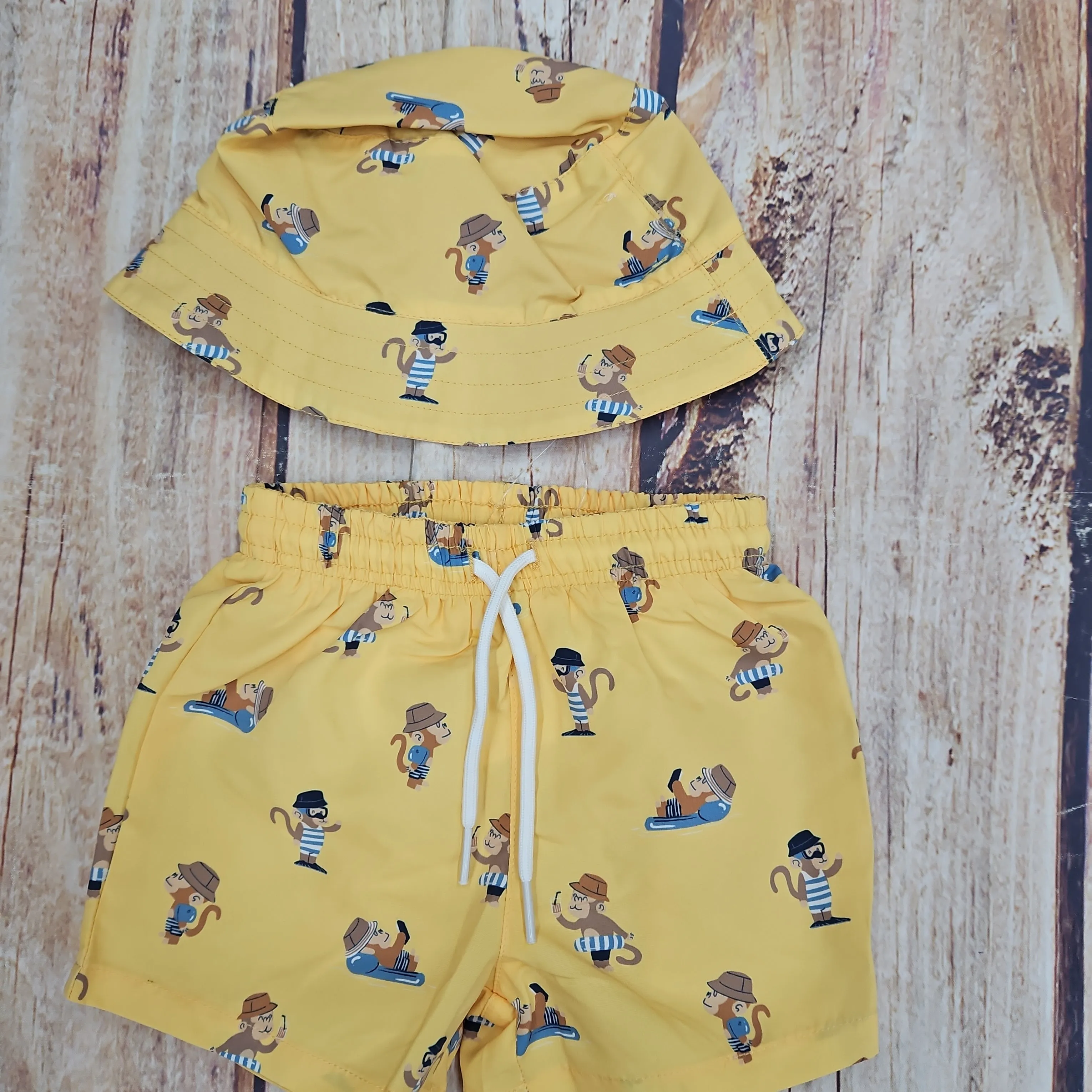 MAYORAL SWIM SHORT W/BUCKET HAT SET 1647