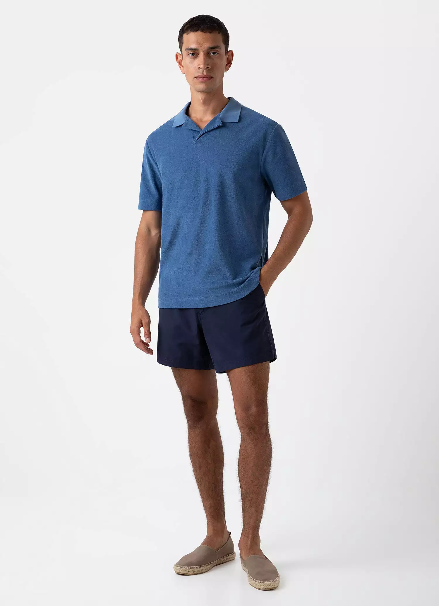 Men's Tailored Swim Short in Navy