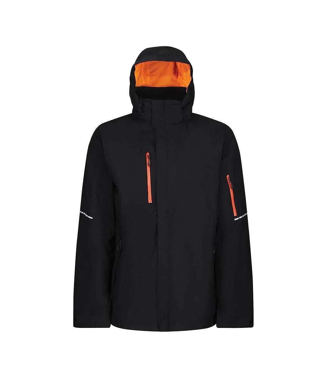 Mens x-pro exosphere ii softshell jacket black/magma orange Regatta