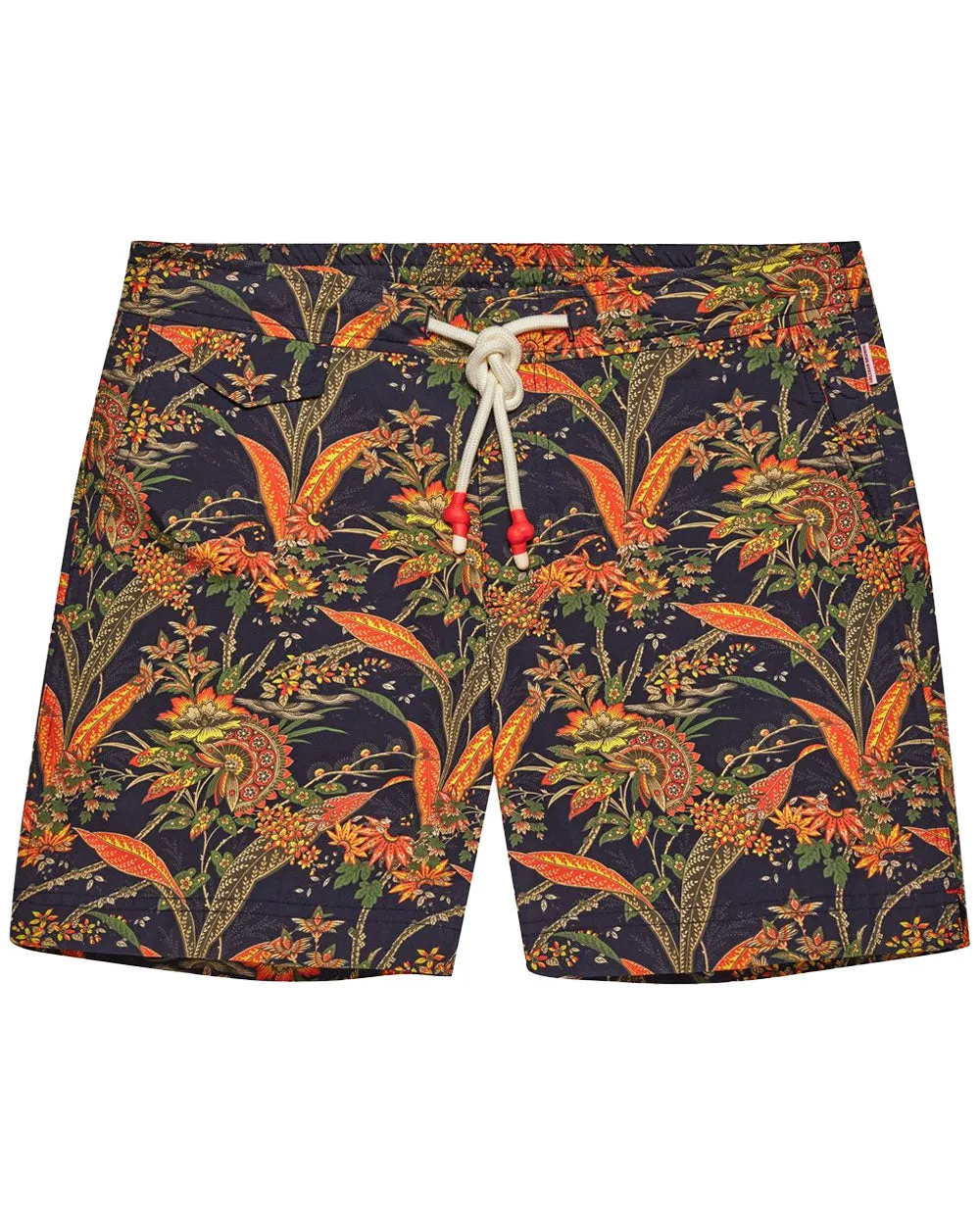 Midnight Navy Standard Lotus Swim Short