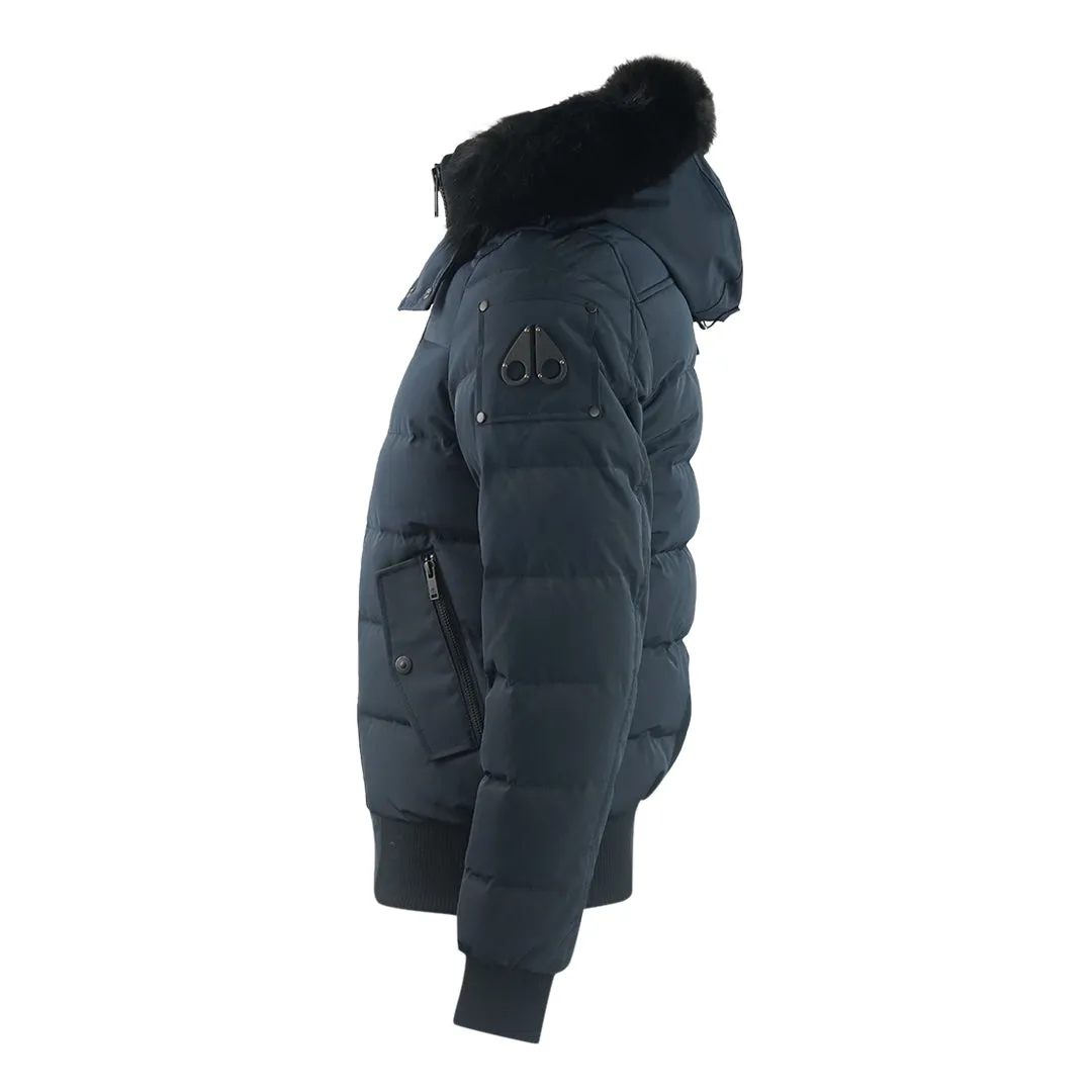 Moose Knuckles Ladriere Bomber True Navy Down Jacket