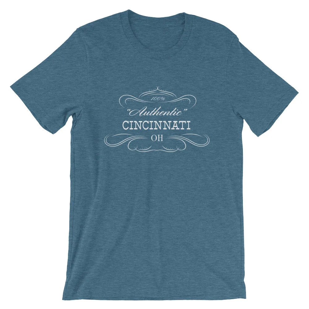 Ohio - Cincinnati OH - Short-Sleeve Unisex T-Shirt - Authentic