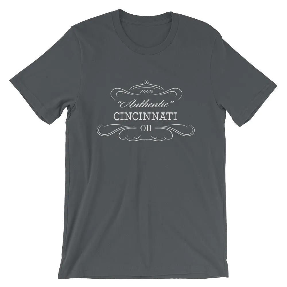 Ohio - Cincinnati OH - Short-Sleeve Unisex T-Shirt - Authentic