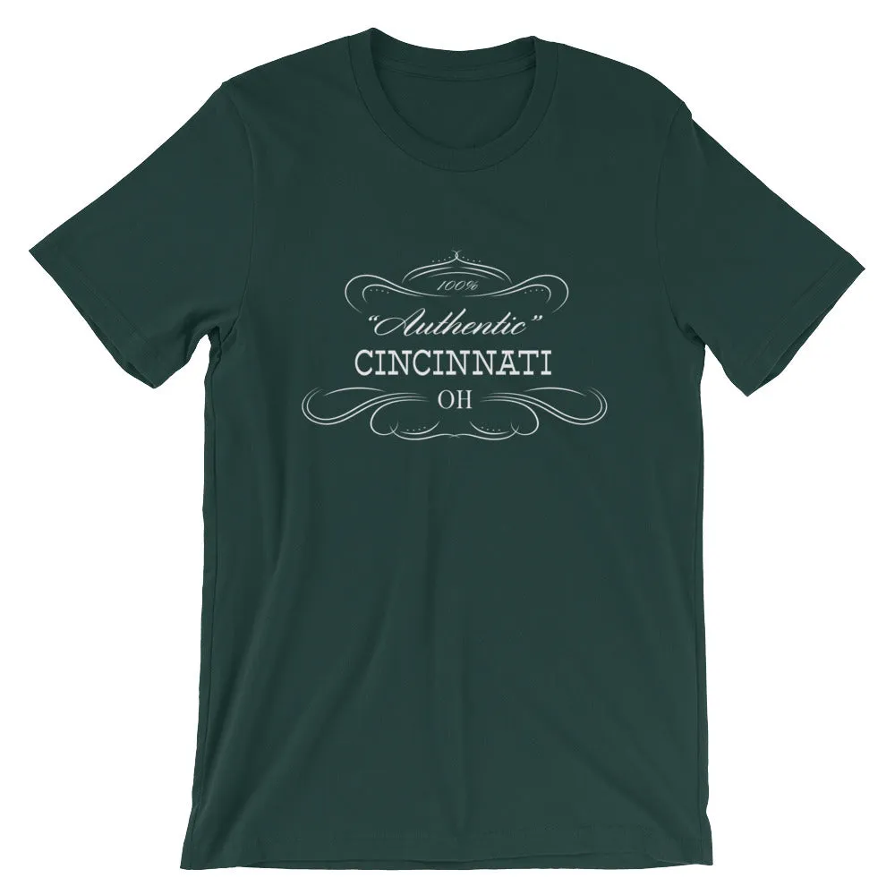 Ohio - Cincinnati OH - Short-Sleeve Unisex T-Shirt - Authentic