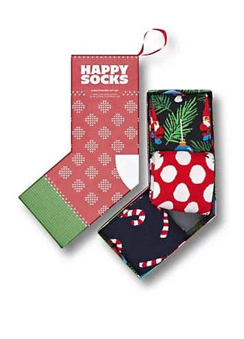 Pack of 3 X-Mas Stocking Socks Gift Set by Happy Socks | Look Again