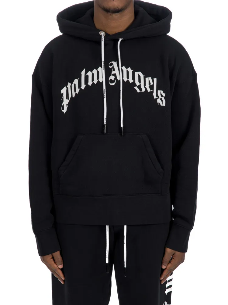 Palm Angels  Curved Logo Hoody | Credomen