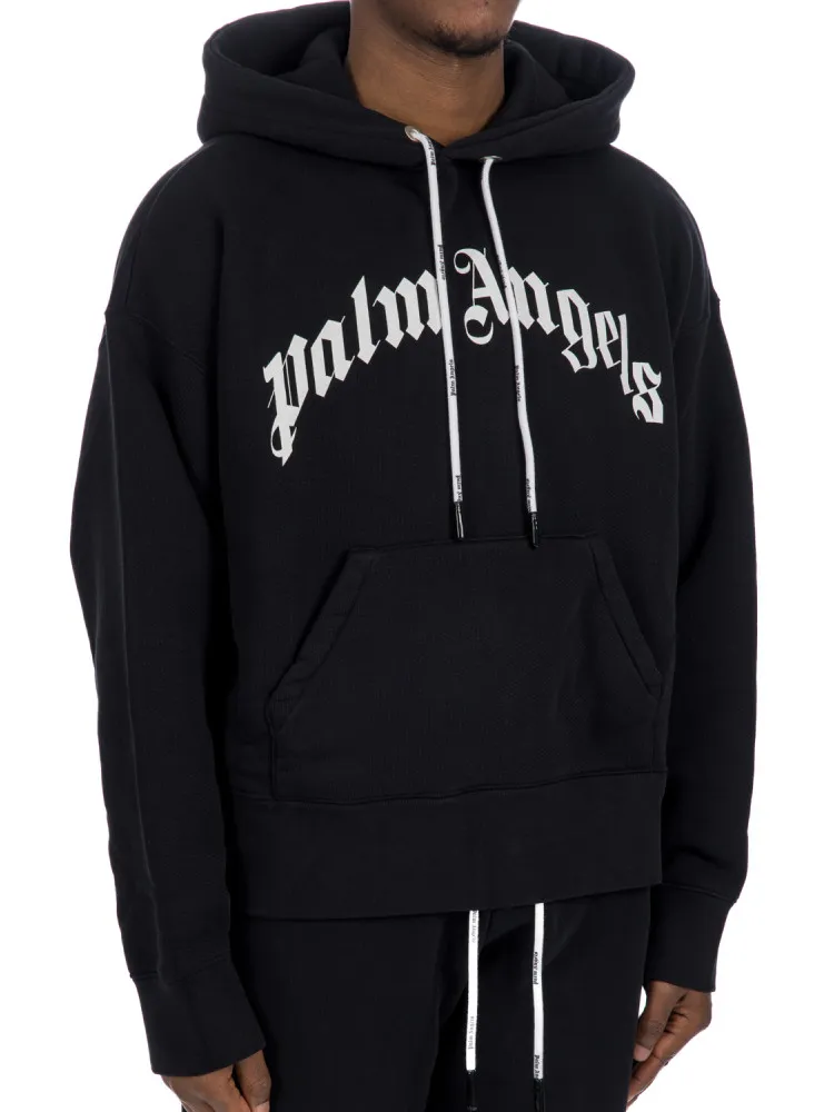 Palm Angels  Curved Logo Hoody | Credomen