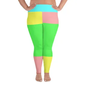 Plus Size Leggings Pastel