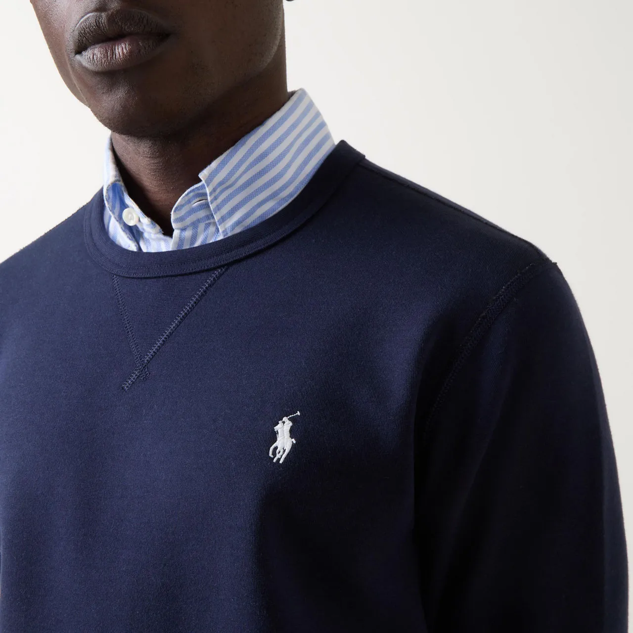 POLO RALPH LAUREN Double Knit Sweatshirt - Navy