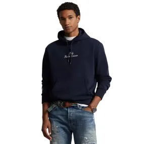 Polo Ralph Lauren Logo Double Knit Hoodie (Aviator Navy)