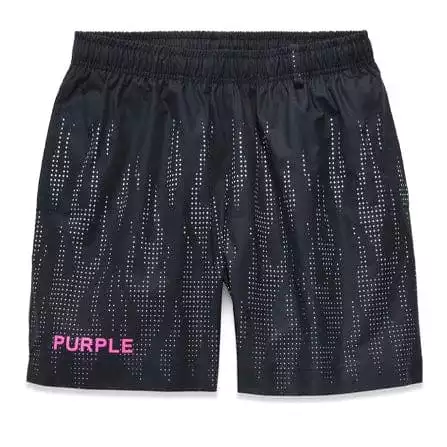 Purple Brand Flames Black Beauty All Round Short (Black)