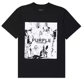 Purple Brand Playback Flock Black Beauty Heavy Jersey SS Tee (Black)