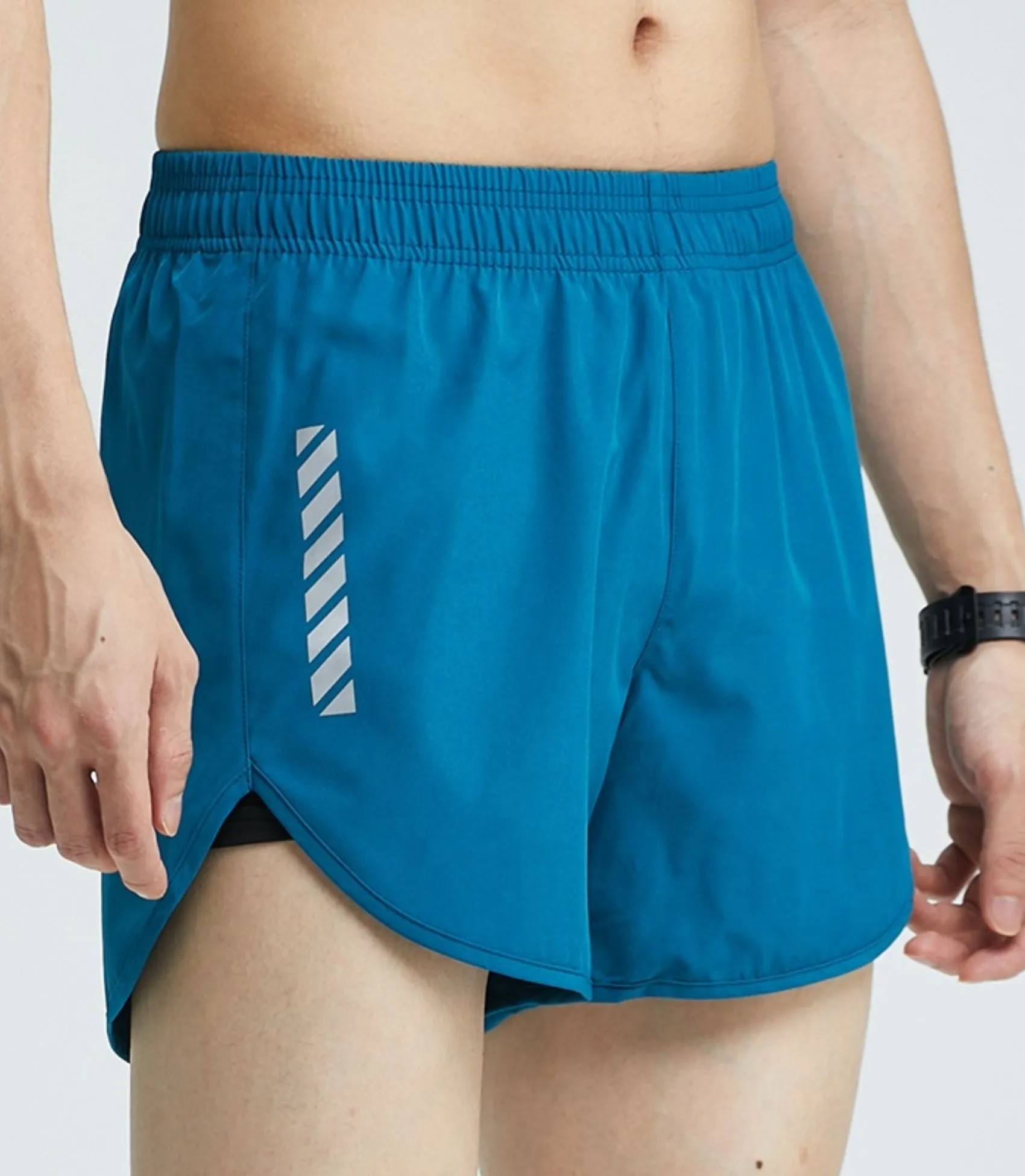 Reflective Lightweight Runner's Shorts with Tights