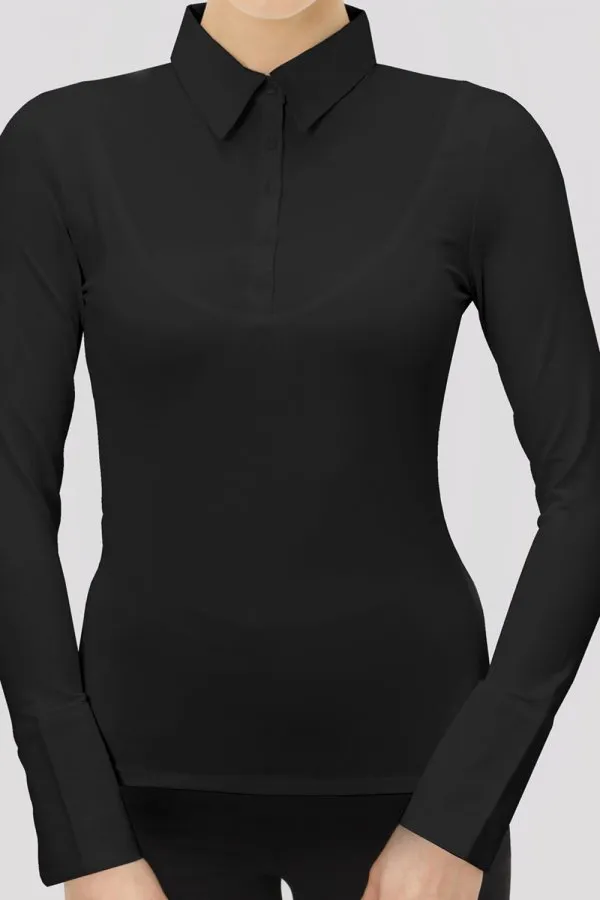 SkinnyShirt Nikki Classic Long Poplin Sleeve