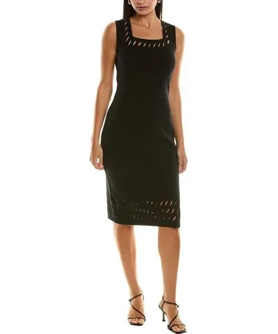 St. John Double Knit Sheath Dress