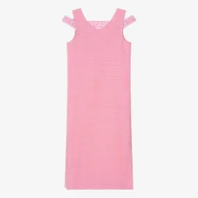 Teen Girls Pink Cotton 4G Towelling Dress