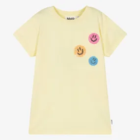 Teen Girls Yellow Organic Cotton T-Shirt