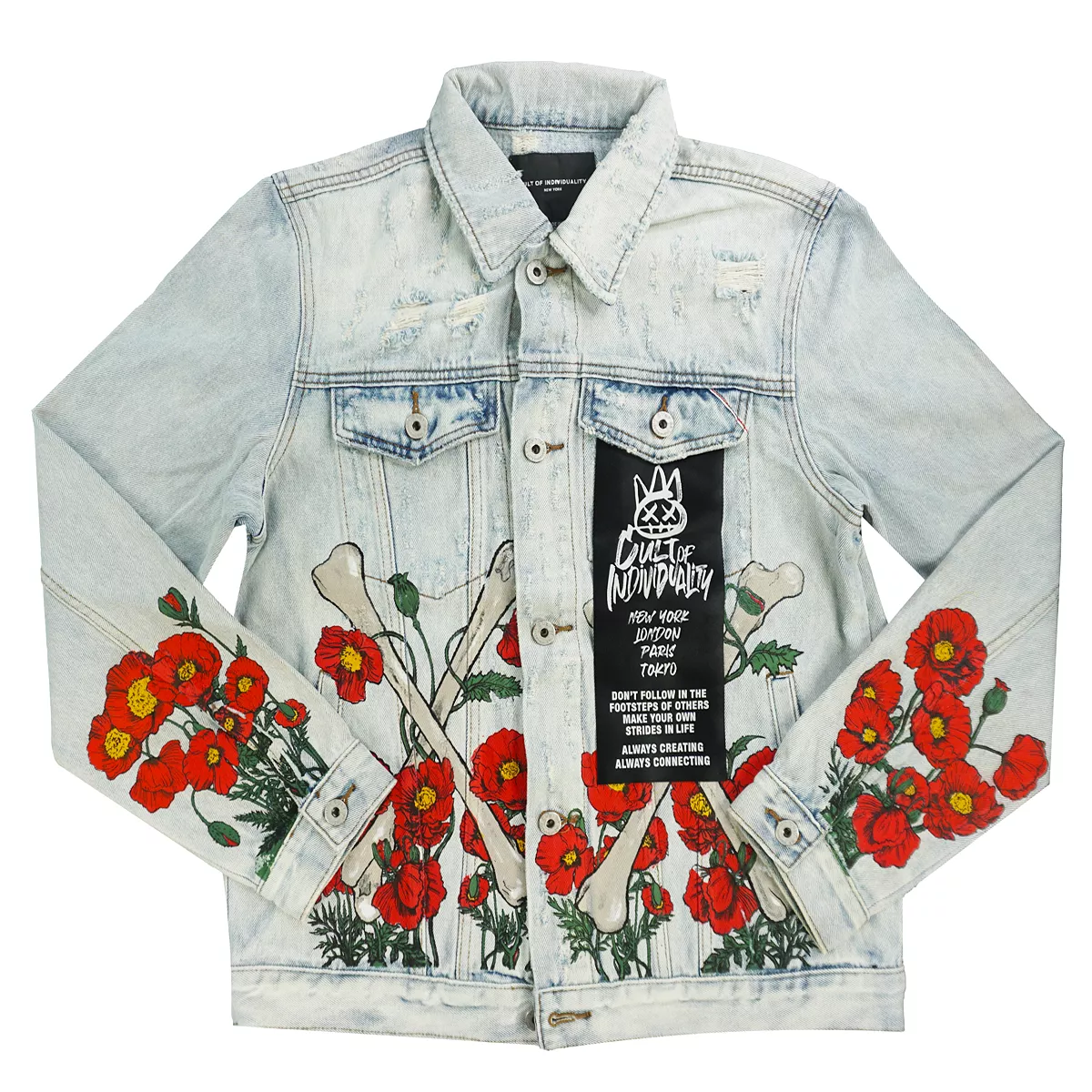 Type ll Poppy Denim Jacket (Lt Blue) /C1