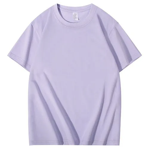 Unisex T-shirt Short Sleeve T-shirts Patchwork Basic Solid Color