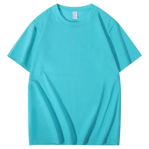 Unisex T-shirt Short Sleeve T-shirts Patchwork Basic Solid Color