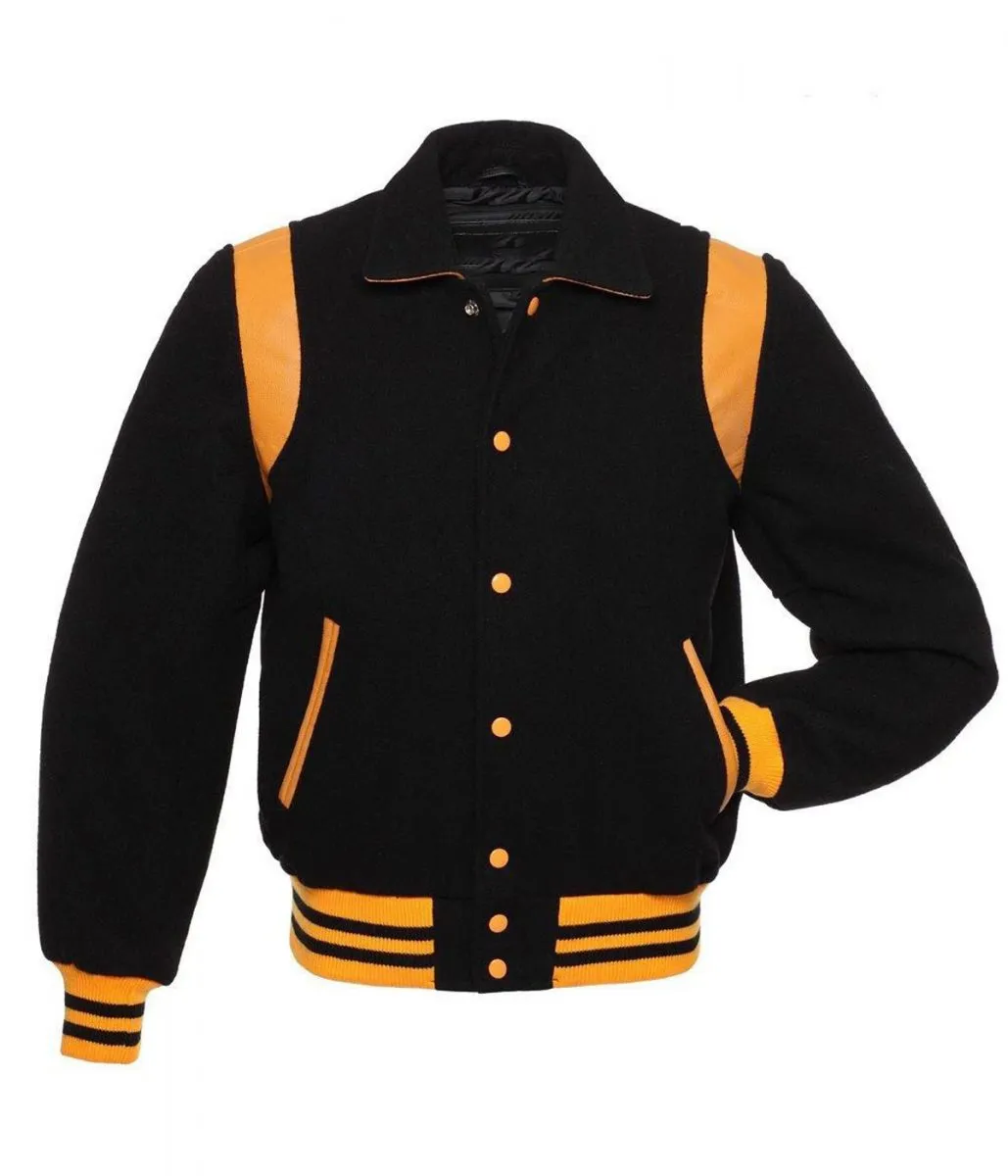 Varsity Sailor Collar Wool Jacket