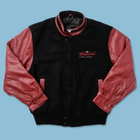 Vintage Budweiser Wool Leather Varsity Jacket XLarge