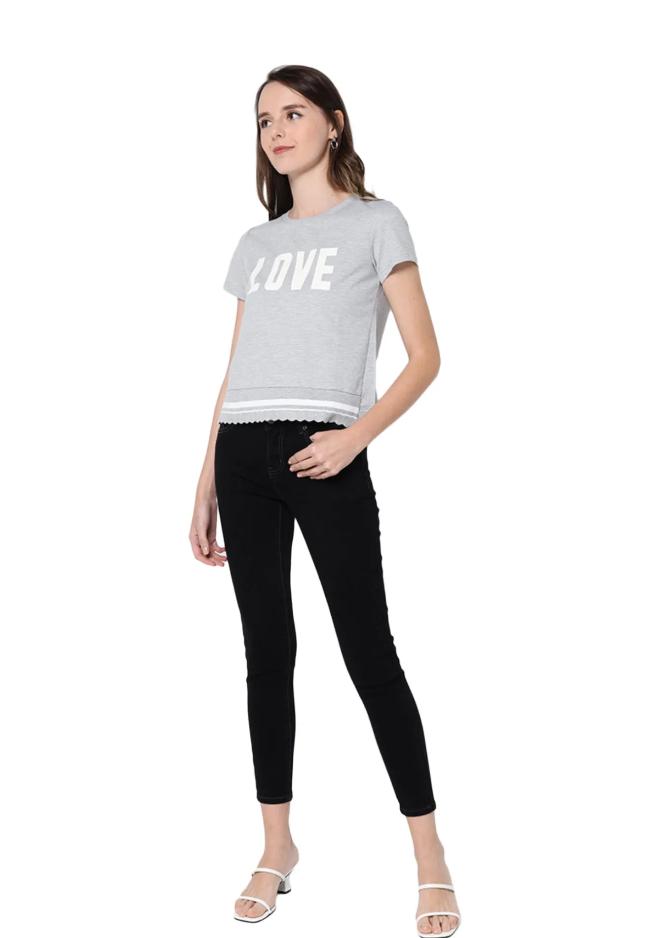 VOIR JEANS ''LOVE'' Short Sleeves Top