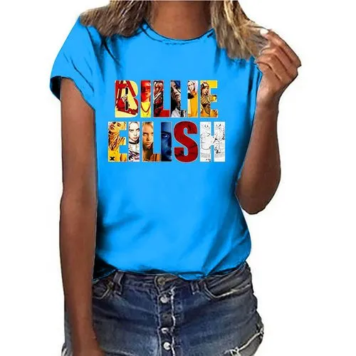 Women's T-shirt Short Sleeve T-Shirts Printing Casual Letter