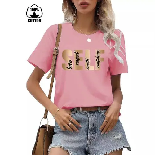 Women's T-shirt Short Sleeve T-Shirts Printing Streetwear Letter