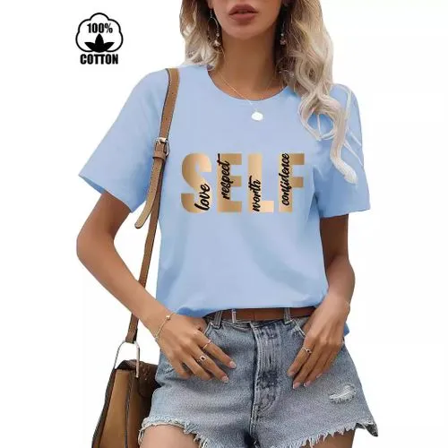 Women's T-shirt Short Sleeve T-Shirts Printing Streetwear Letter