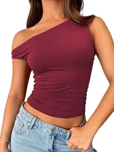 Women's T-shirt Short Sleeve T-Shirts Sexy Simple Style Solid Color