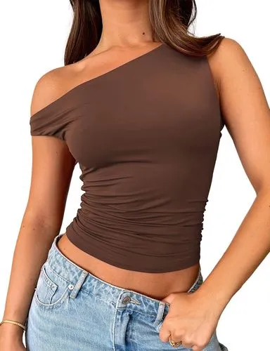 Women's T-shirt Short Sleeve T-Shirts Sexy Simple Style Solid Color