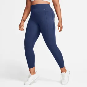 Women's Universa Medium-Support High-Waisted 7/8 Leggings (410 - Midnight Navy/Black)