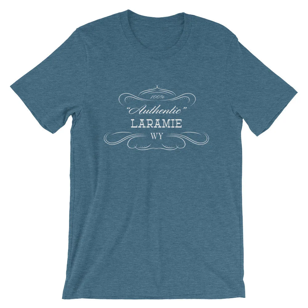 Wyoming - Laramie WY - Short-Sleeve Unisex T-Shirt - Authentic