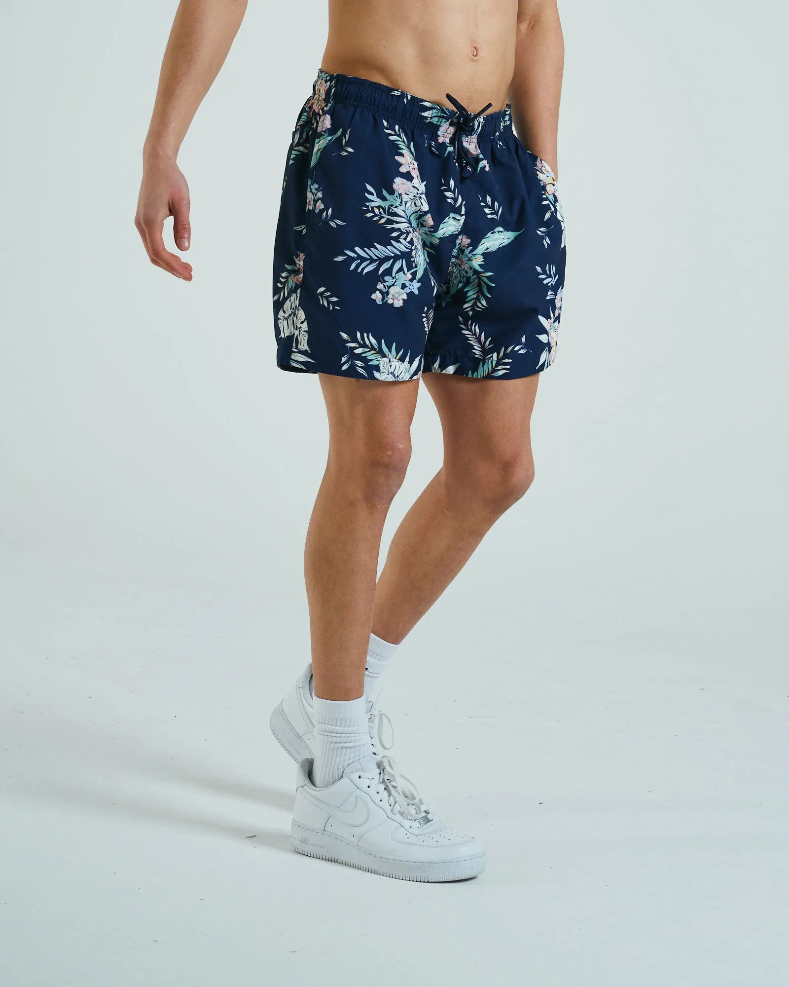 Zach Swim Short Floral Print